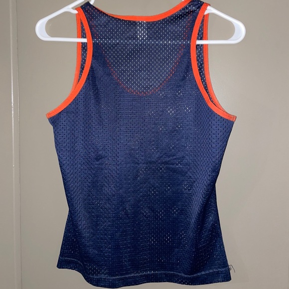Navy Mesh Tank Top - Picture 2 of 4